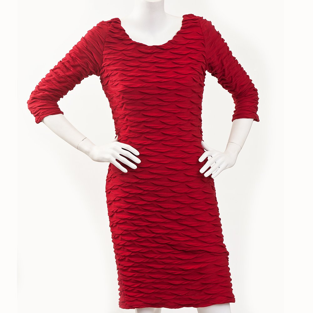 frank lyman red dress